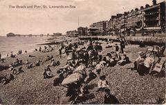 The Beach and Pier, St Leonards on Sea - Posted 28th August 1916 - Includes message - Flickr - drew anywhere